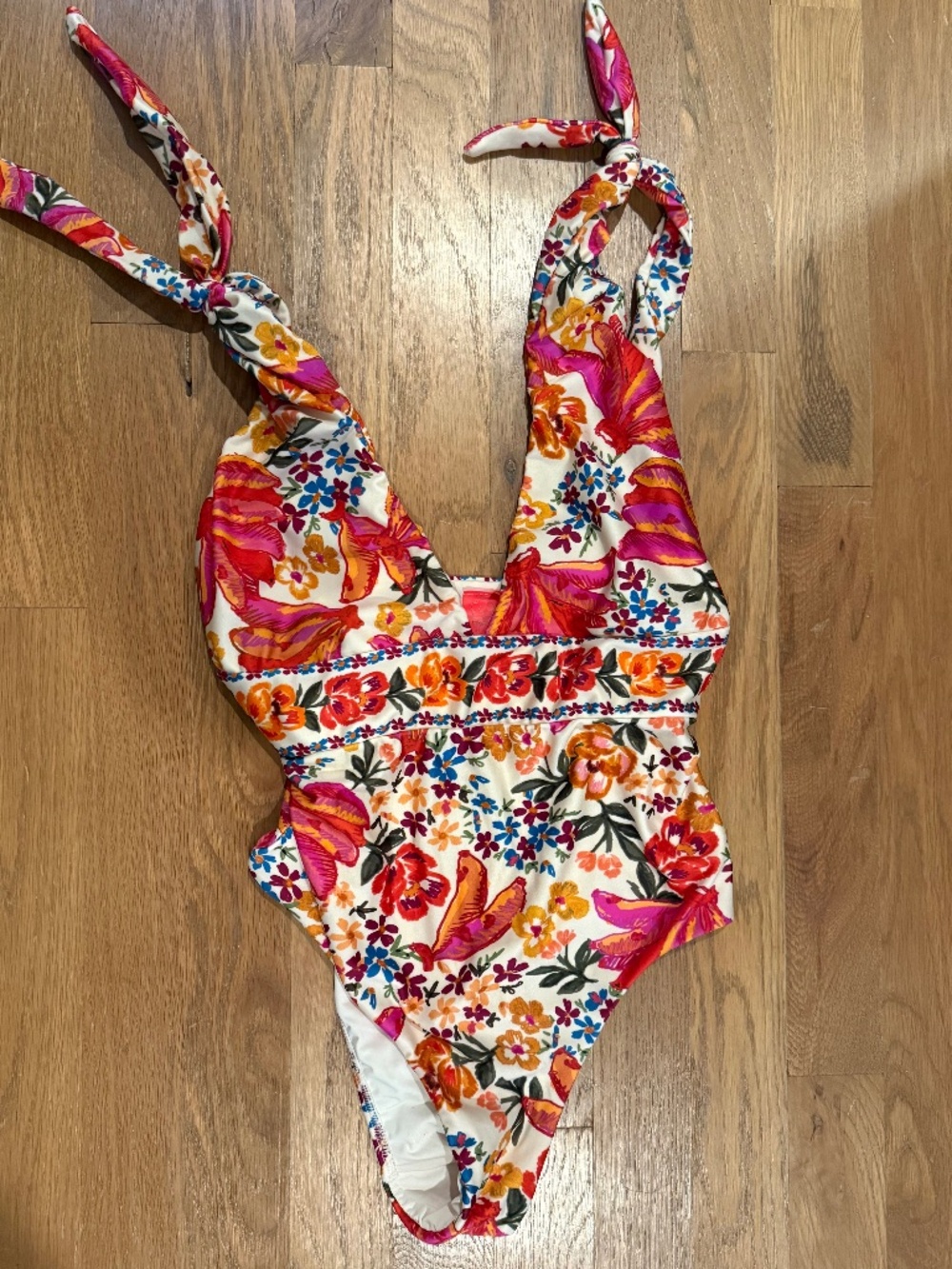 Farm Rio Spring Bananas Swimsuit Small